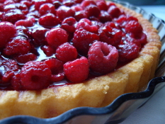 Raspberry and Rhubarb Pie